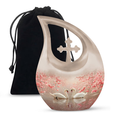 Swan Urns For Ashes - Keepsake Urns For Women