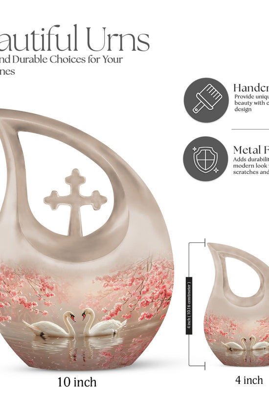 Swan Urns For Ashes - Keepsake Urns For Women