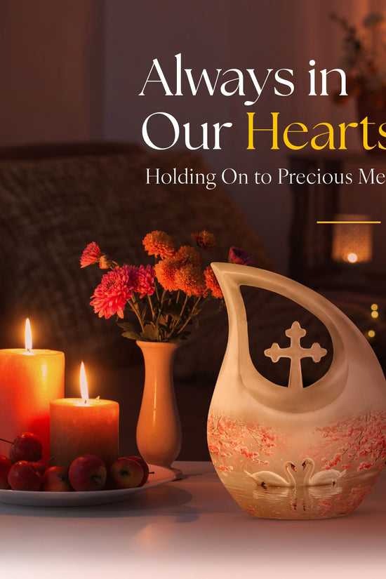 Swan Urns For Ashes - Keepsake Urns For Women