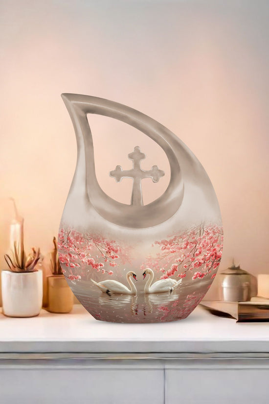 Swan Urns For Ashes - Keepsake Urns For Women