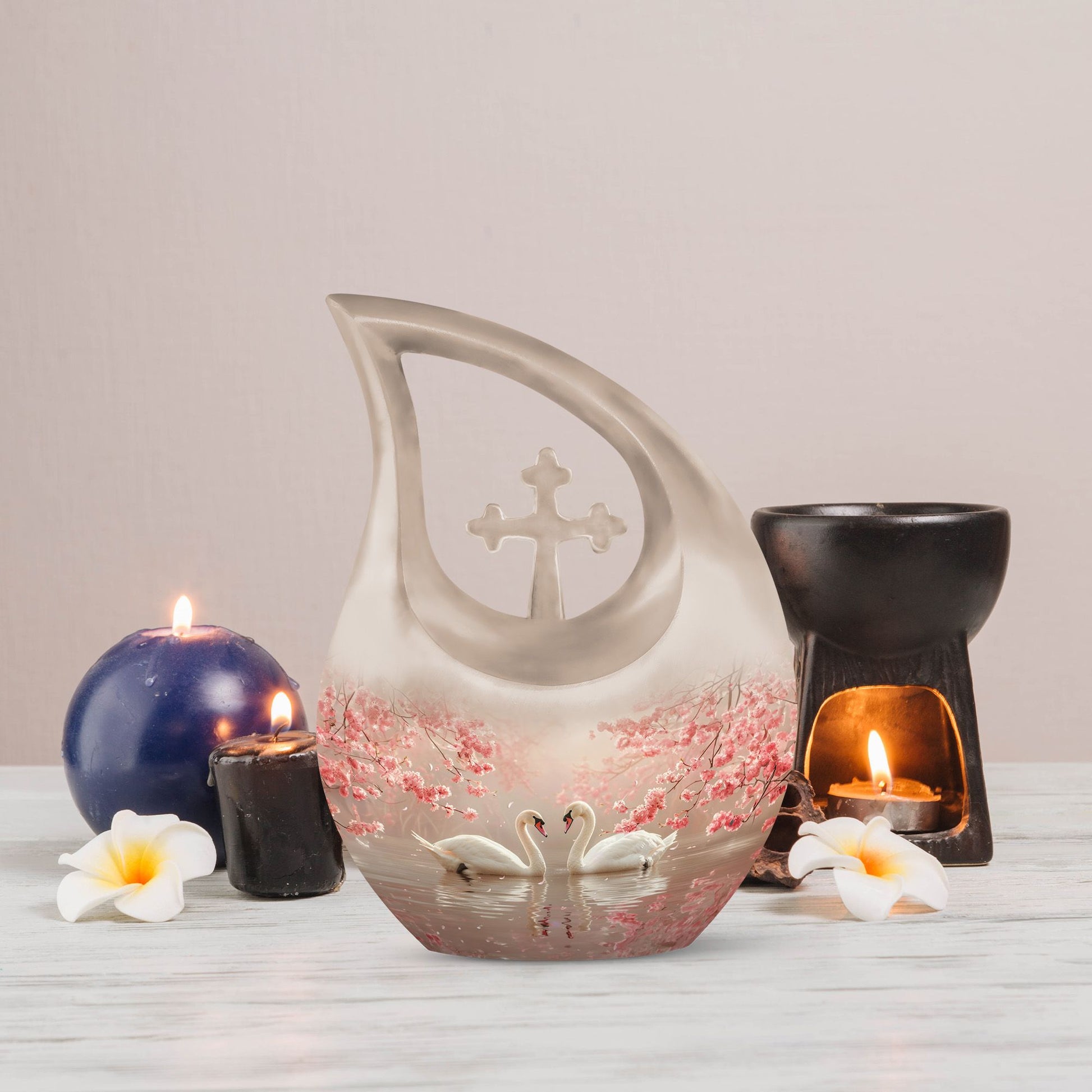 Swan Urns For Ashes - Keepsake Urns For Women