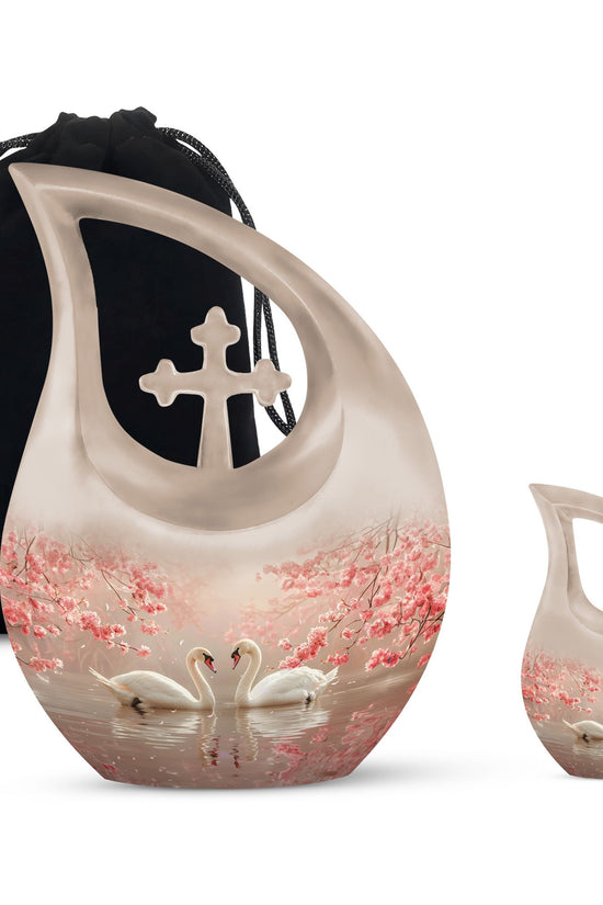Swan Urns For Ashes - Keepsake Urns For Women