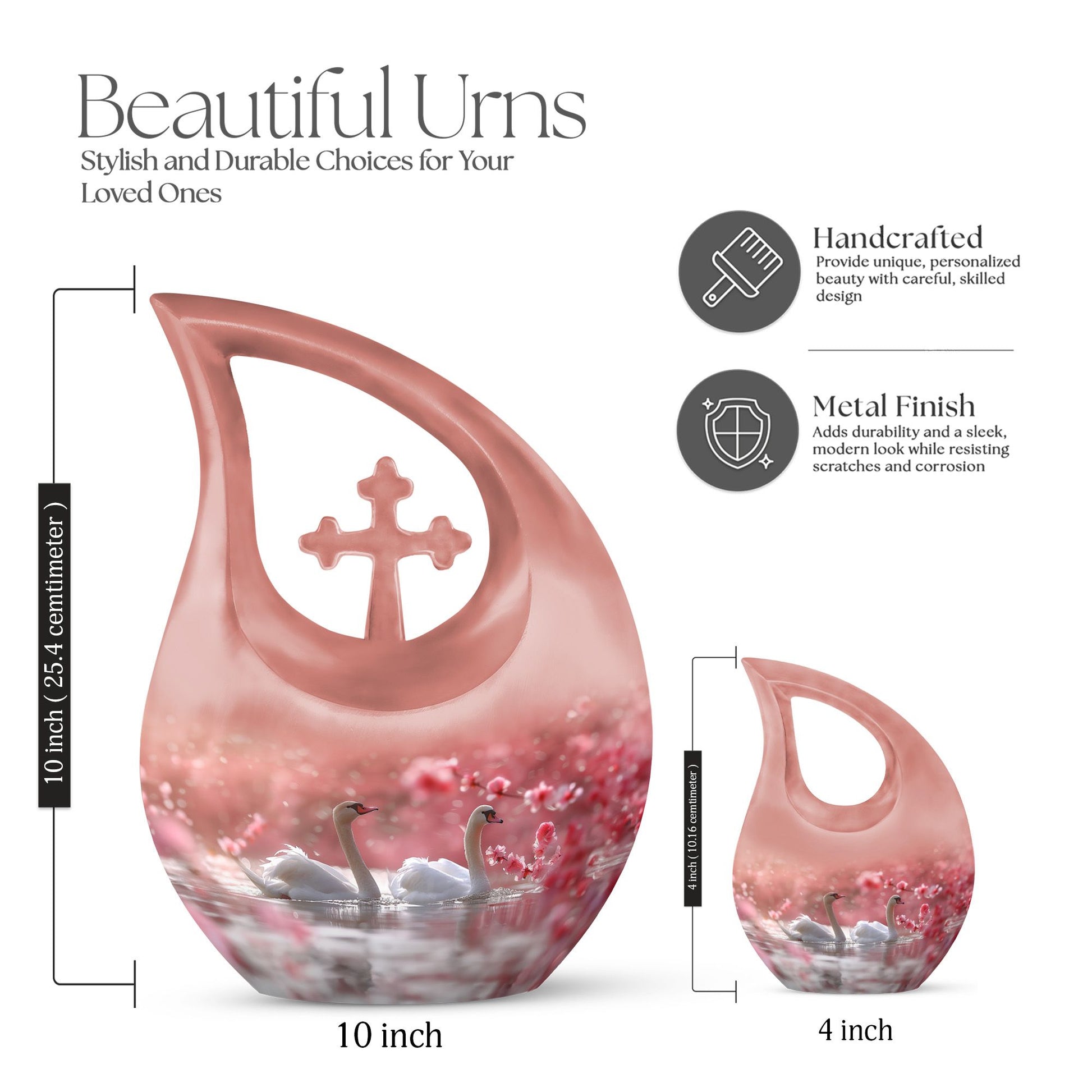 Swan Urns For Ashes - Cremation Urns For Men