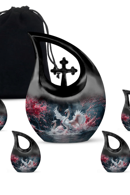 Swan Urns For Ashes - Adult Urns For Human Ashes Men