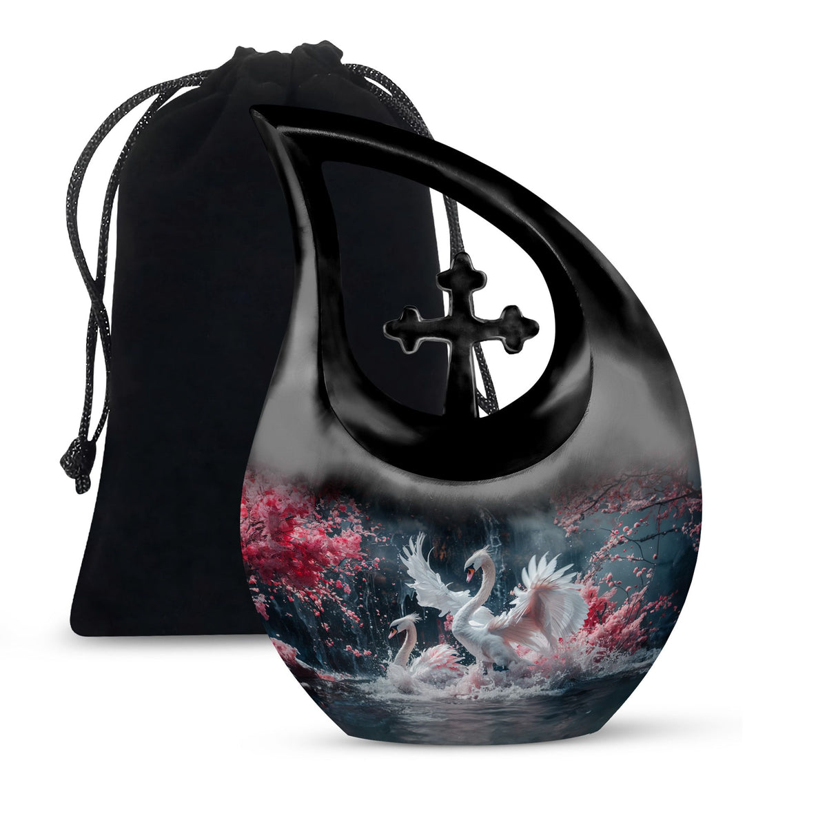 Swan Urns For Ashes - Adult Urns For Human Ashes Men