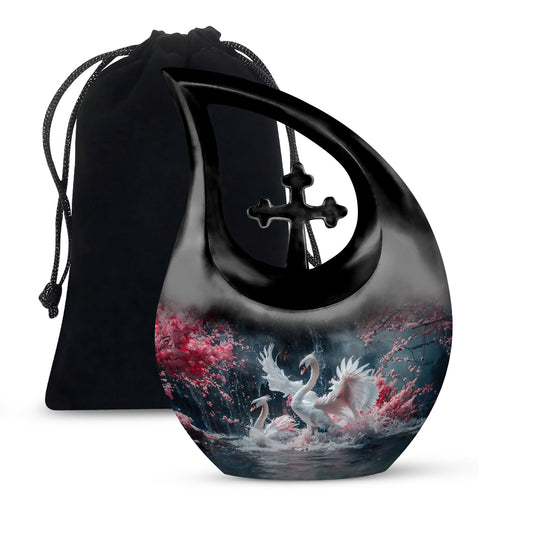Swan Urns For Ashes - Adult Urns For Human Ashes Men