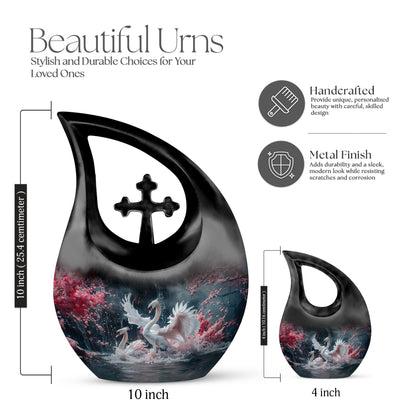 Swan Urns For Ashes - Adult Urns For Human Ashes Men