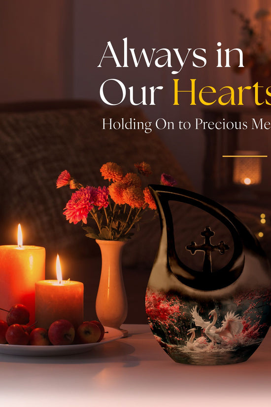 Swan Urns For Ashes - Adult Urns For Human Ashes Men