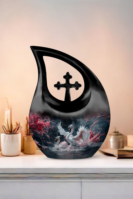 Swan Urns For Ashes - Adult Urns For Human Ashes Men