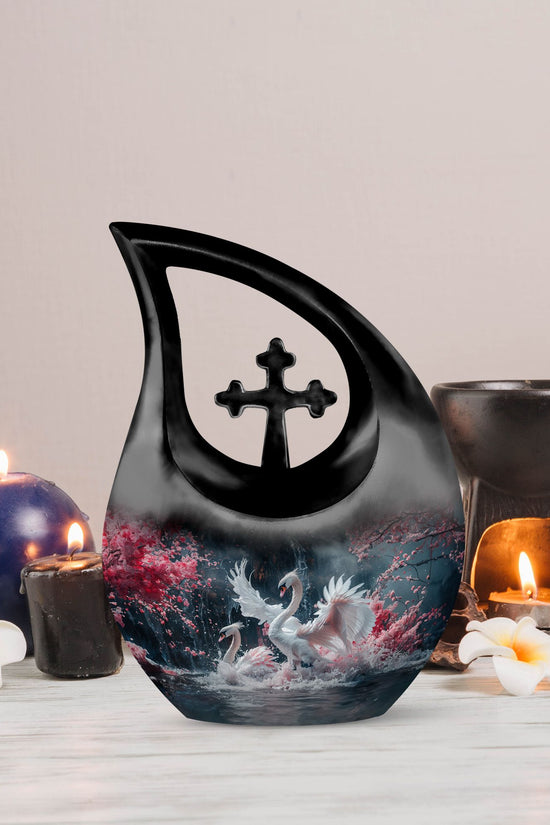 Swan Urns For Ashes - Adult Urns For Human Ashes Men