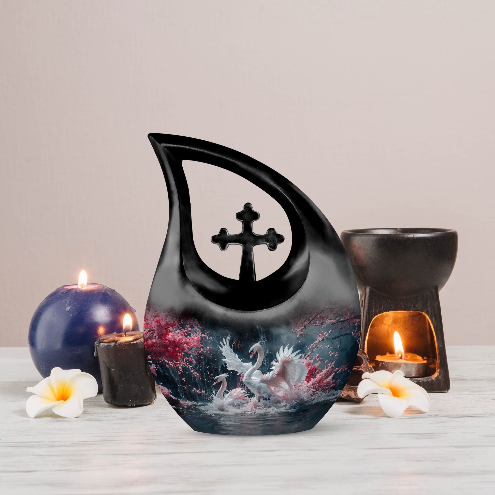 Swan Urns For Ashes - Adult Urns For Human Ashes Men