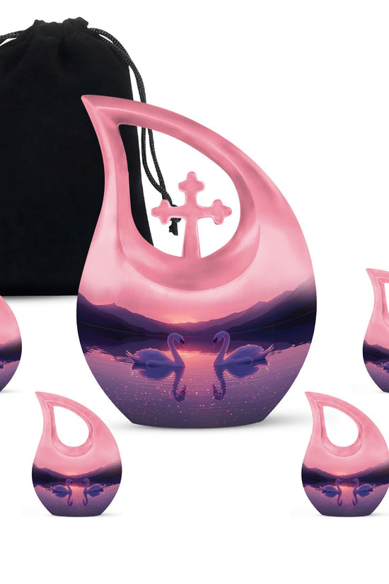 Swan Urns For Ashes - Funeral Urns For Adult Ashes Men