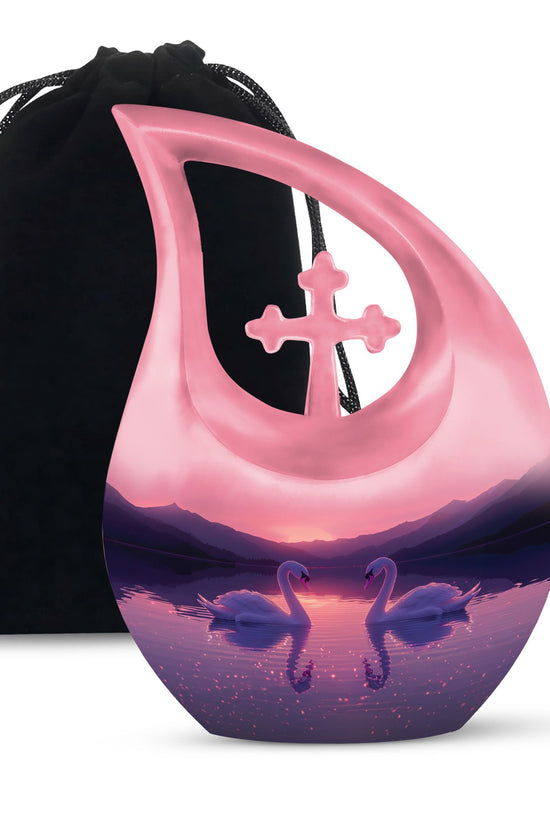 Swan Urns For Ashes - Funeral Urns For Adult Ashes Men