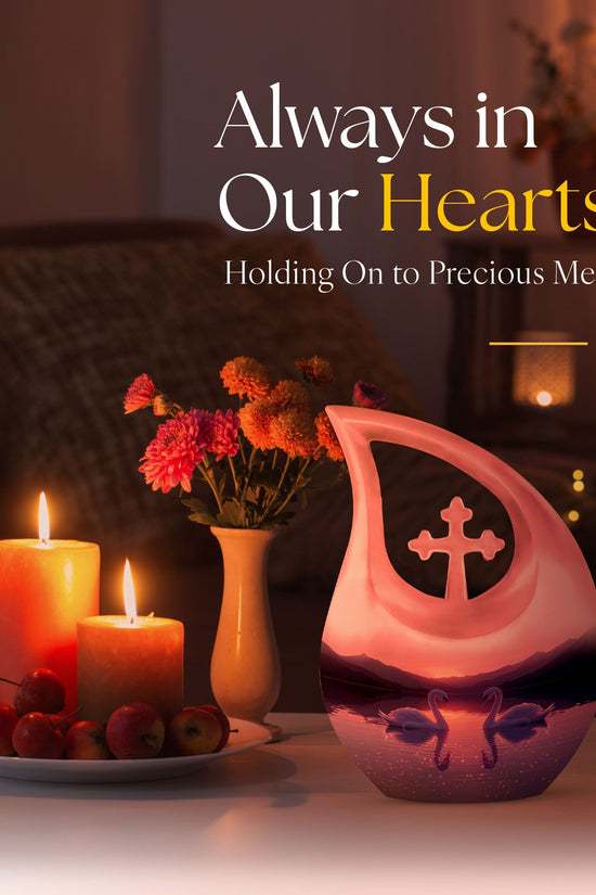 Swan Urns For Ashes - Funeral Urns For Adult Ashes Men