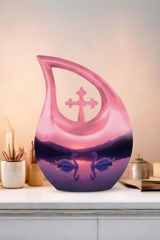 Swan Urns For Ashes - Funeral Urns For Adult Ashes Men