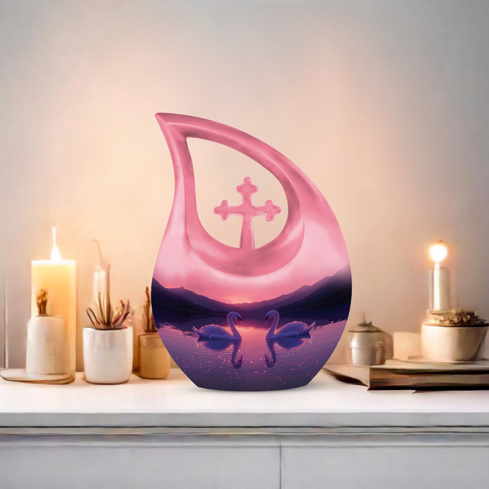Swan Urns For Ashes - Funeral Urns For Adult Ashes Men
