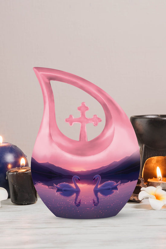 Swan Urns For Ashes - Funeral Urns For Adult Ashes Men