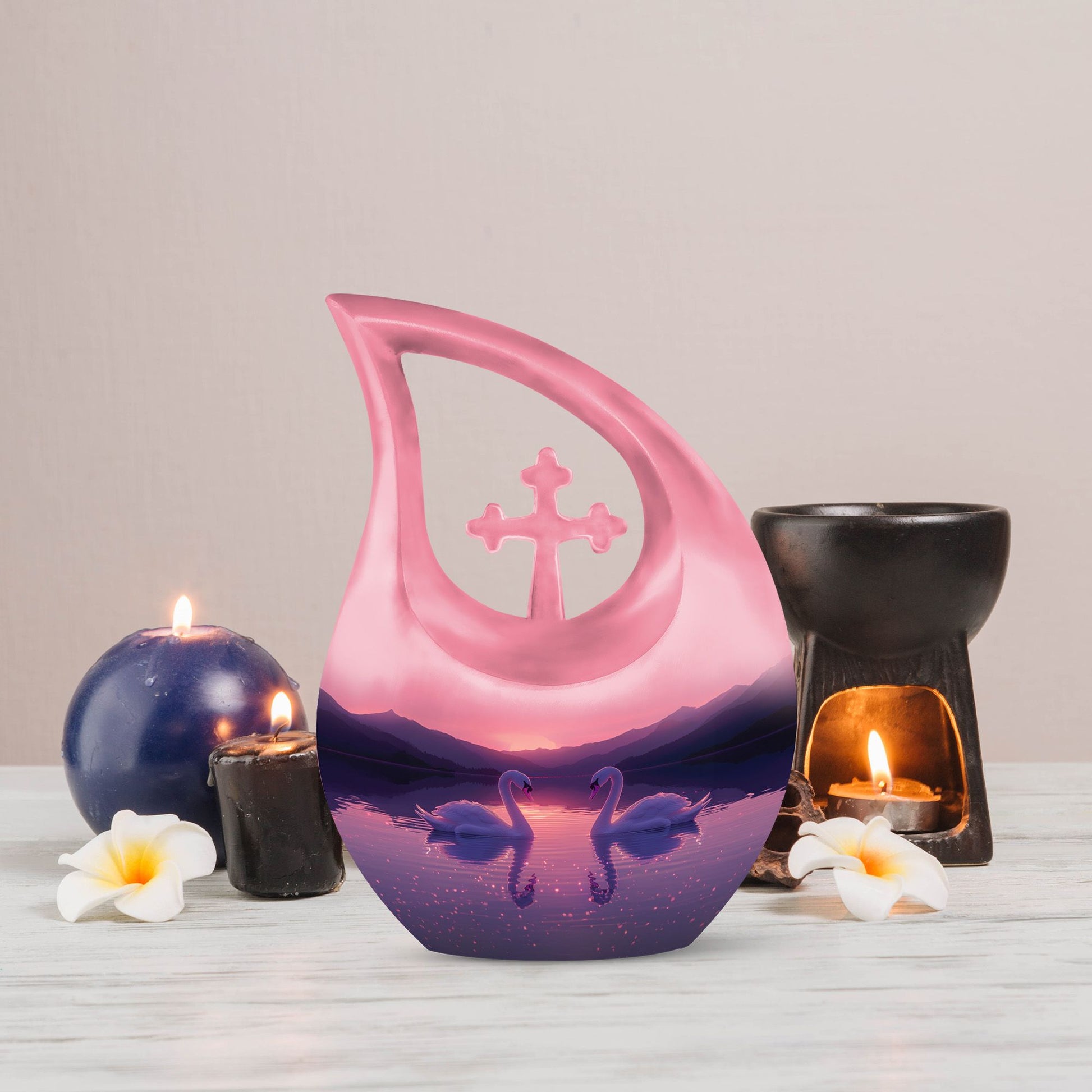 Swan Urns For Ashes - Funeral Urns For Adult Ashes Men