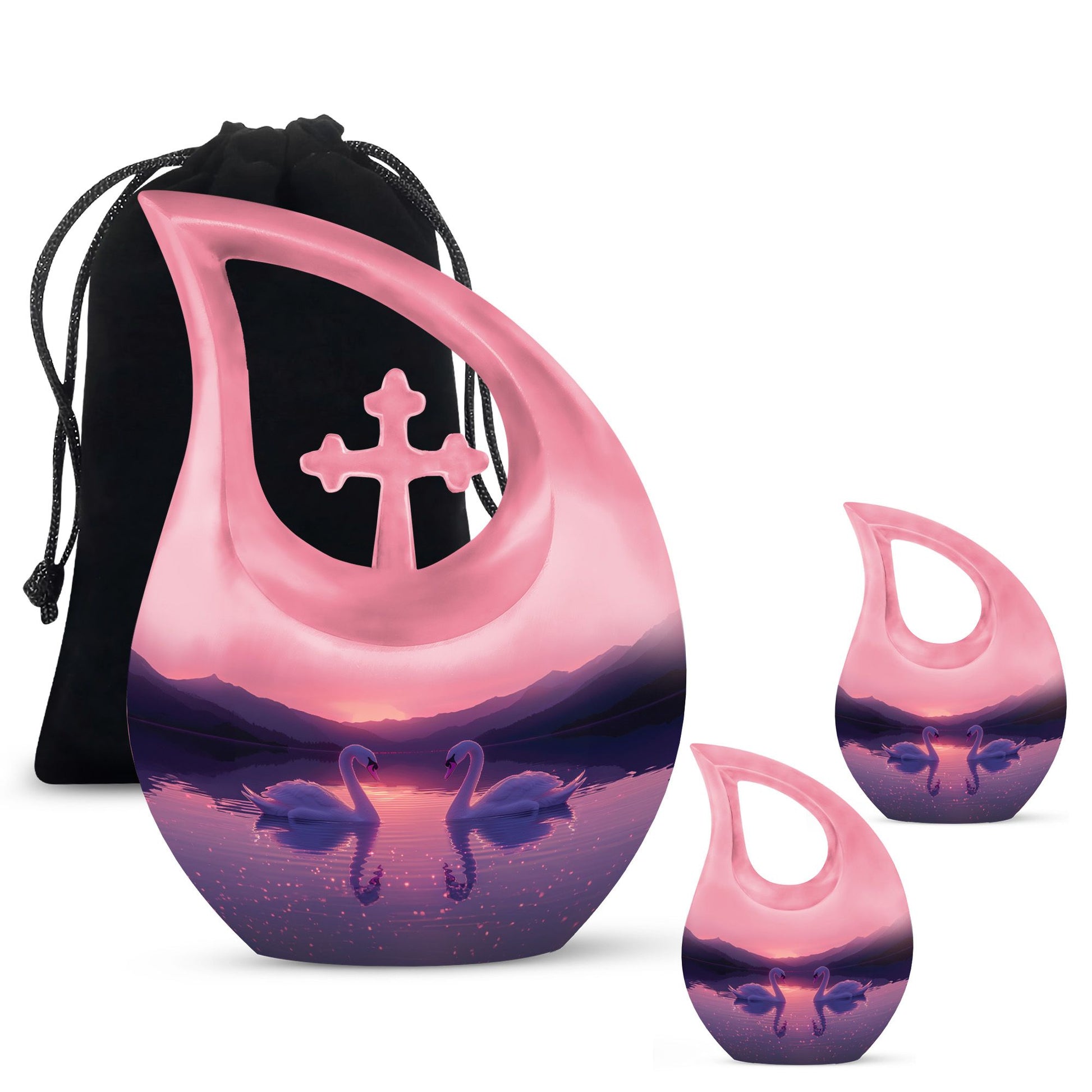Swan Urns For Ashes - Funeral Urns For Adult Ashes Men