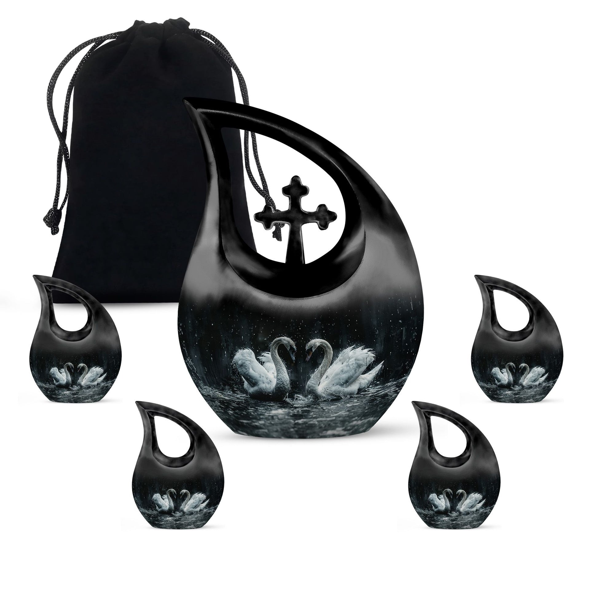 Swan Urns For Ashes - Adult Urns For Human Ashes Women
