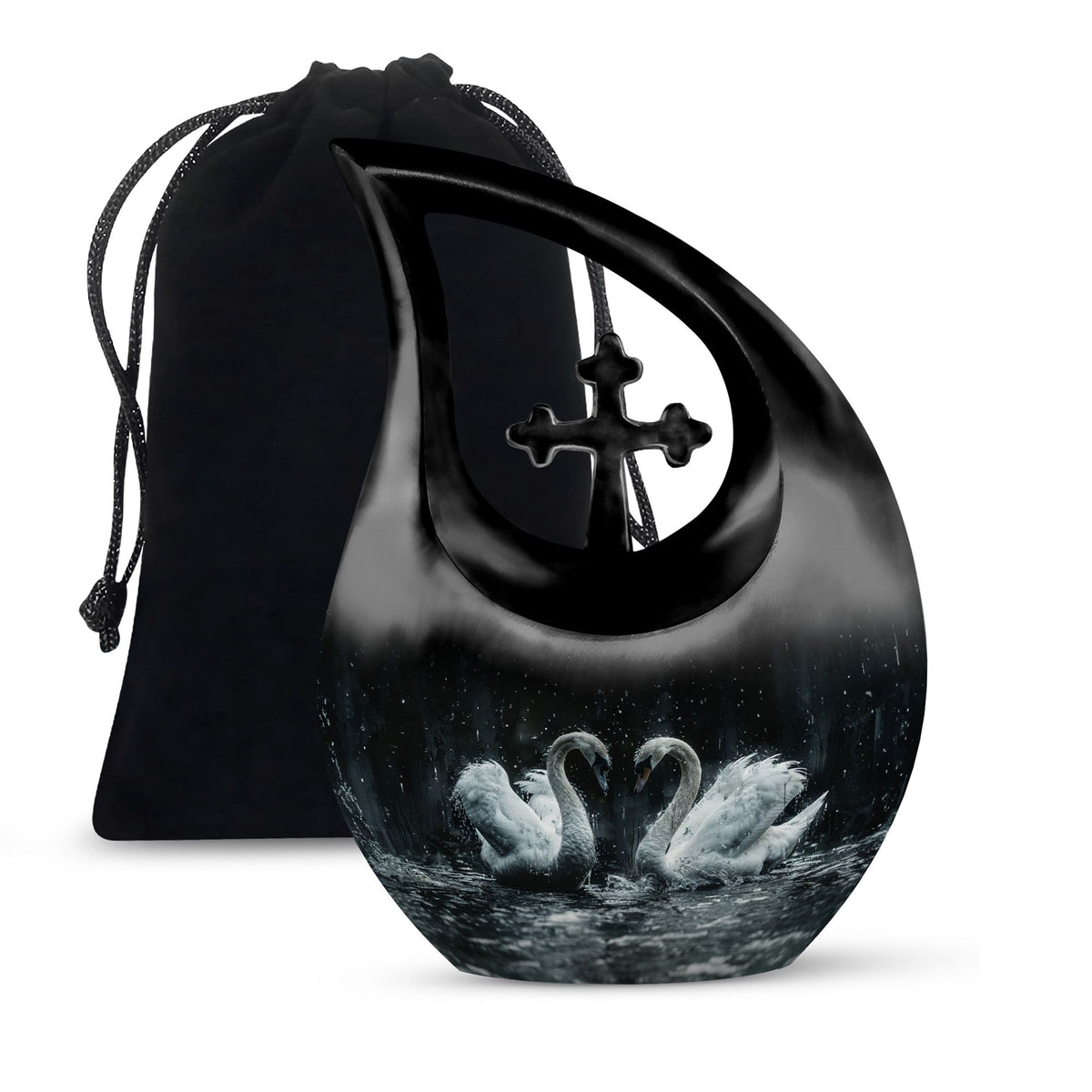 Swan Urns For Ashes - Adult Urns For Human Ashes Women