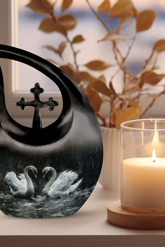 Swan Urns For Ashes - Adult Urns For Human Ashes Women