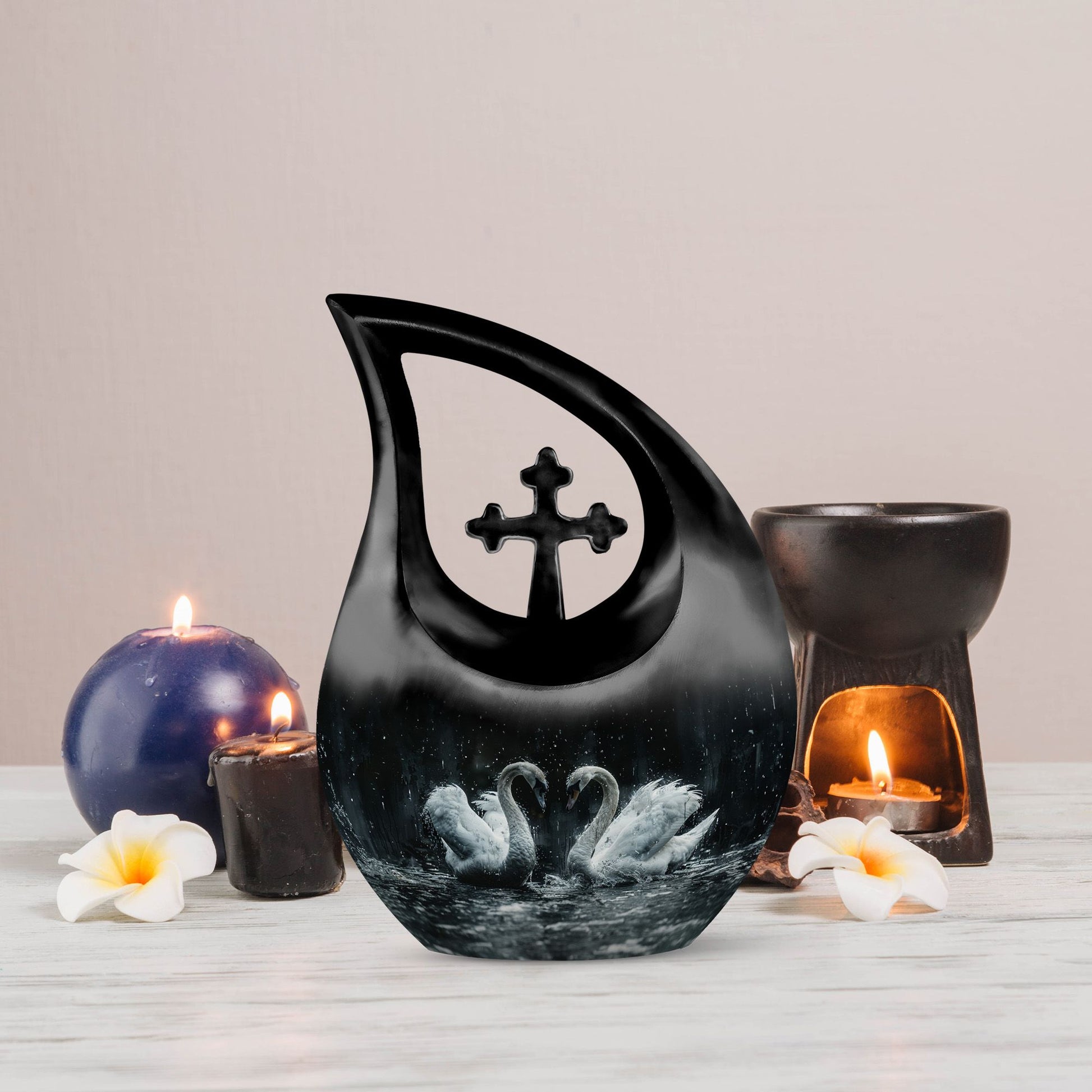 Swan Urns For Ashes - Adult Urns For Human Ashes Women