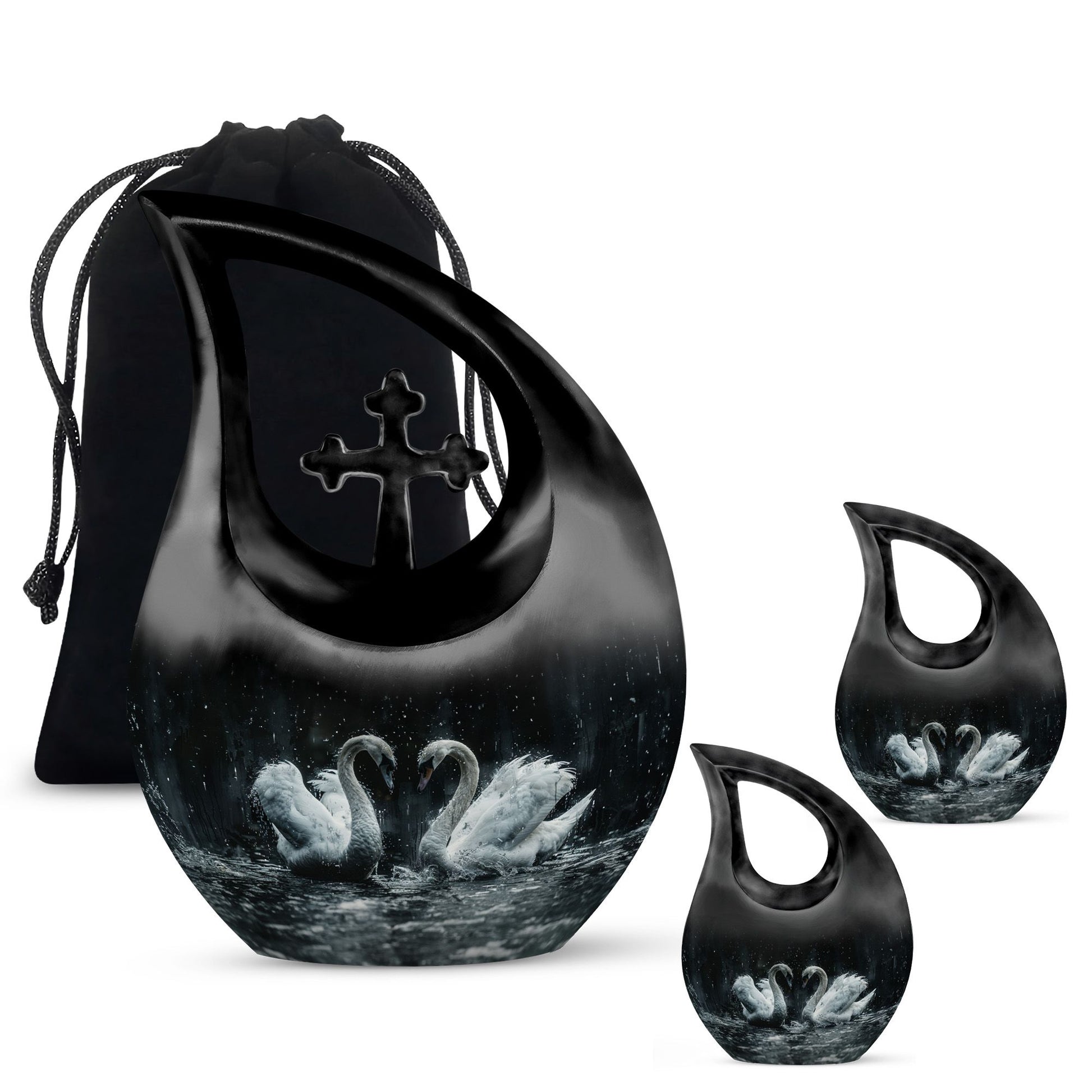 Swan Urns For Ashes - Adult Urns For Human Ashes Women