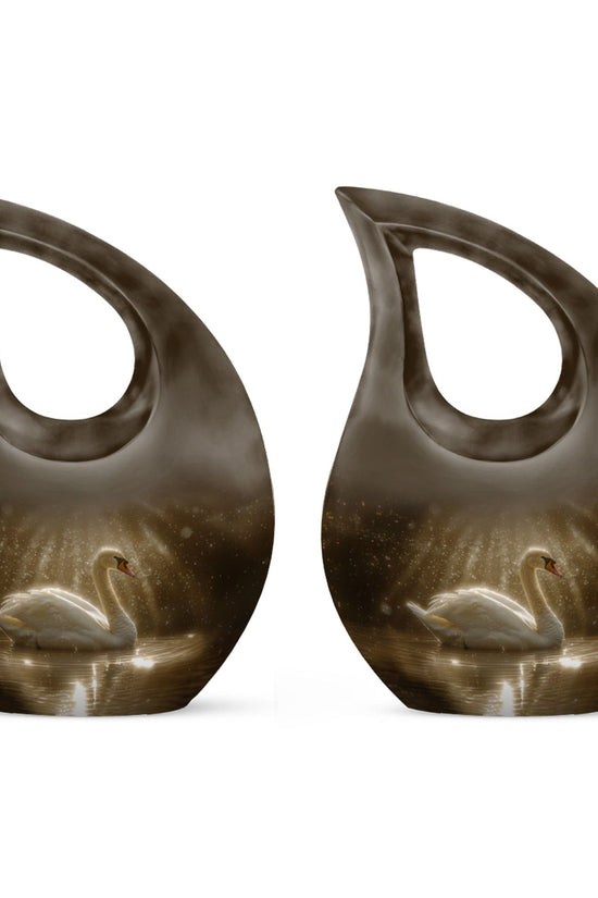 Swan Urns For Ashes - Mini Small Urns For Men