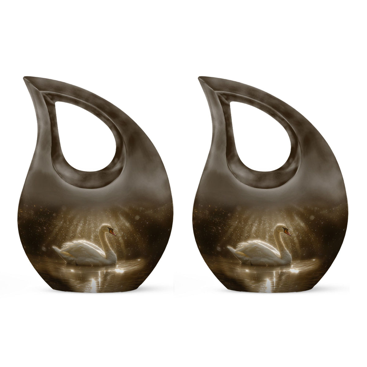 Swan Urns For Ashes - Mini Small Urns For Men
