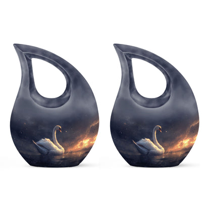 Swan Urns For Ashes - Ashes Keepsake For Men