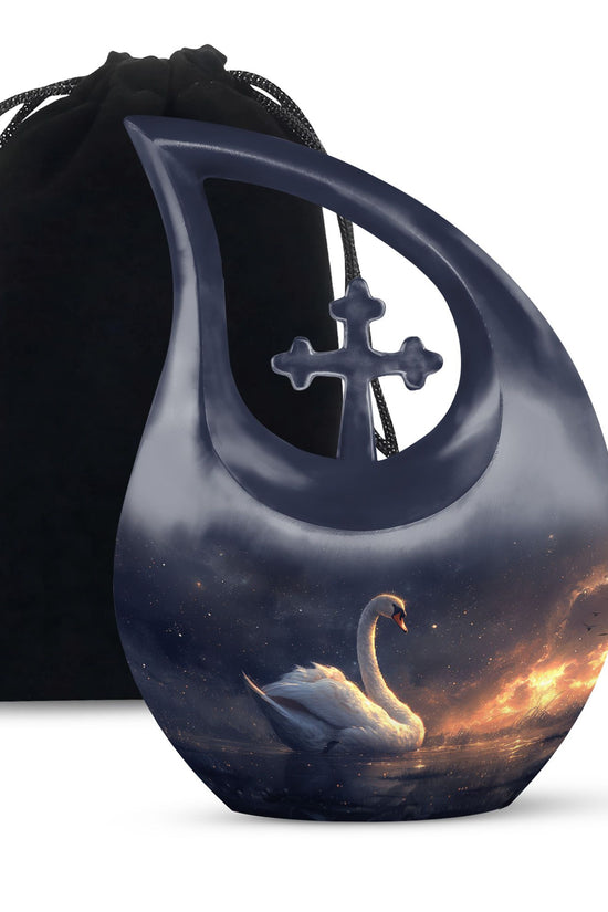 Swan Urns For Ashes - Ashes Keepsake For Men