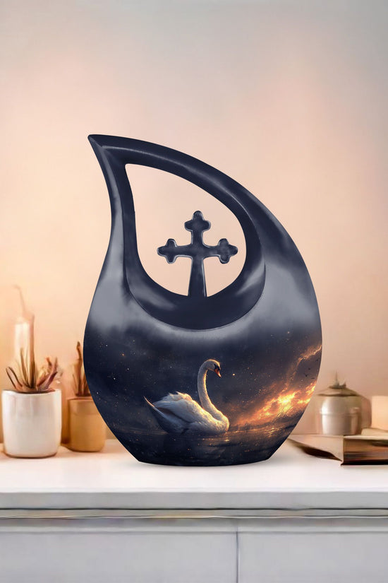 Swan Urns For Ashes - Ashes Keepsake For Men