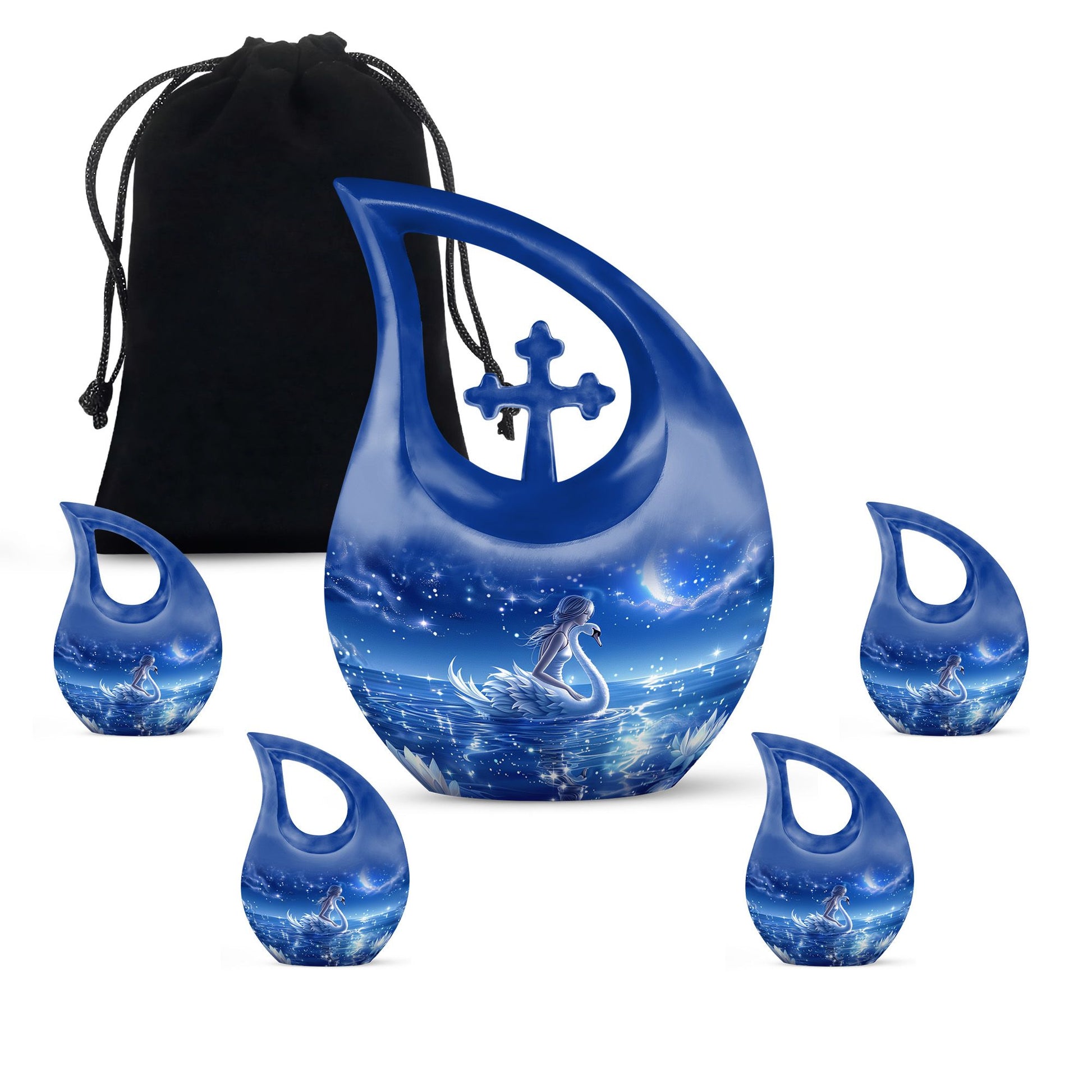 Swan Urns For Ashes - Mini Urn For Ashes For Women