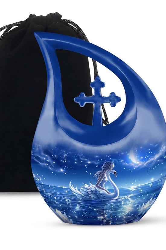 Swan Urns For Ashes - Mini Urn For Ashes For Women