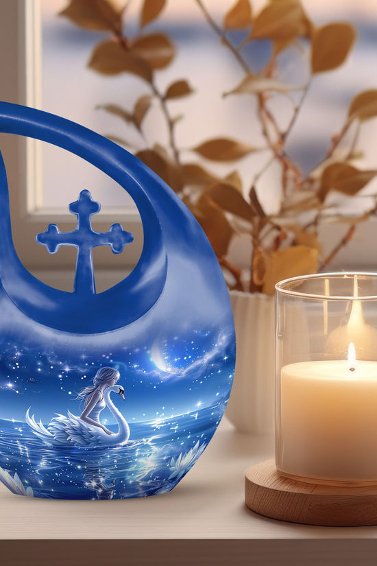 Swan Urns For Ashes - Mini Urn For Ashes For Women