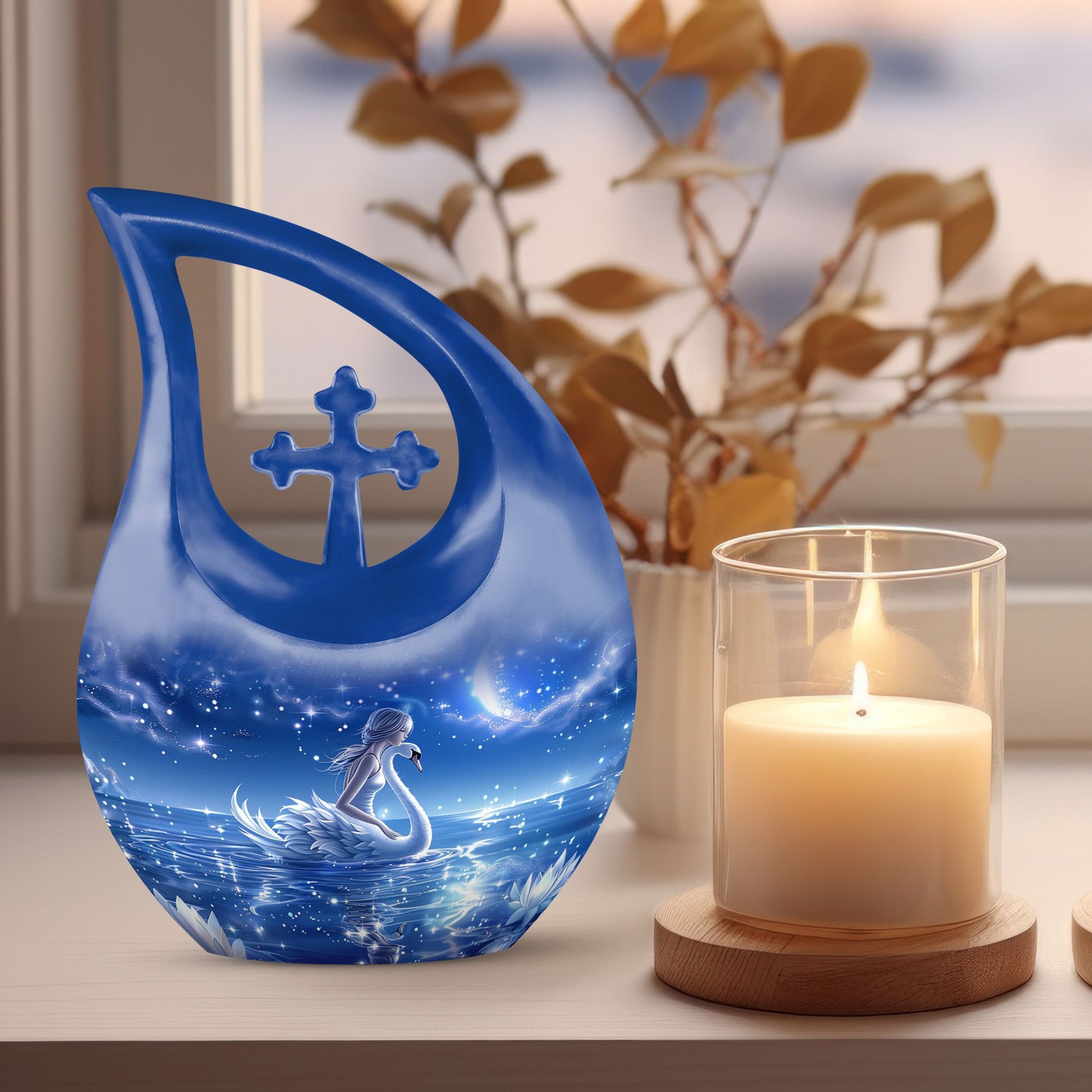 Swan Urns For Ashes - Mini Urn For Ashes For Women