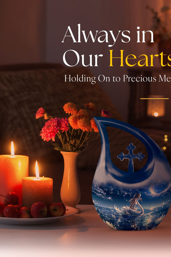 Swan Urns For Ashes - Mini Urn For Ashes For Women