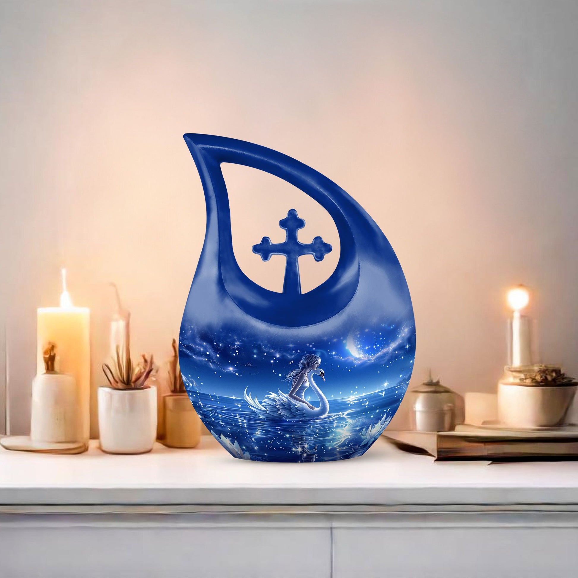 Swan Urns For Ashes - Mini Urn For Ashes For Women