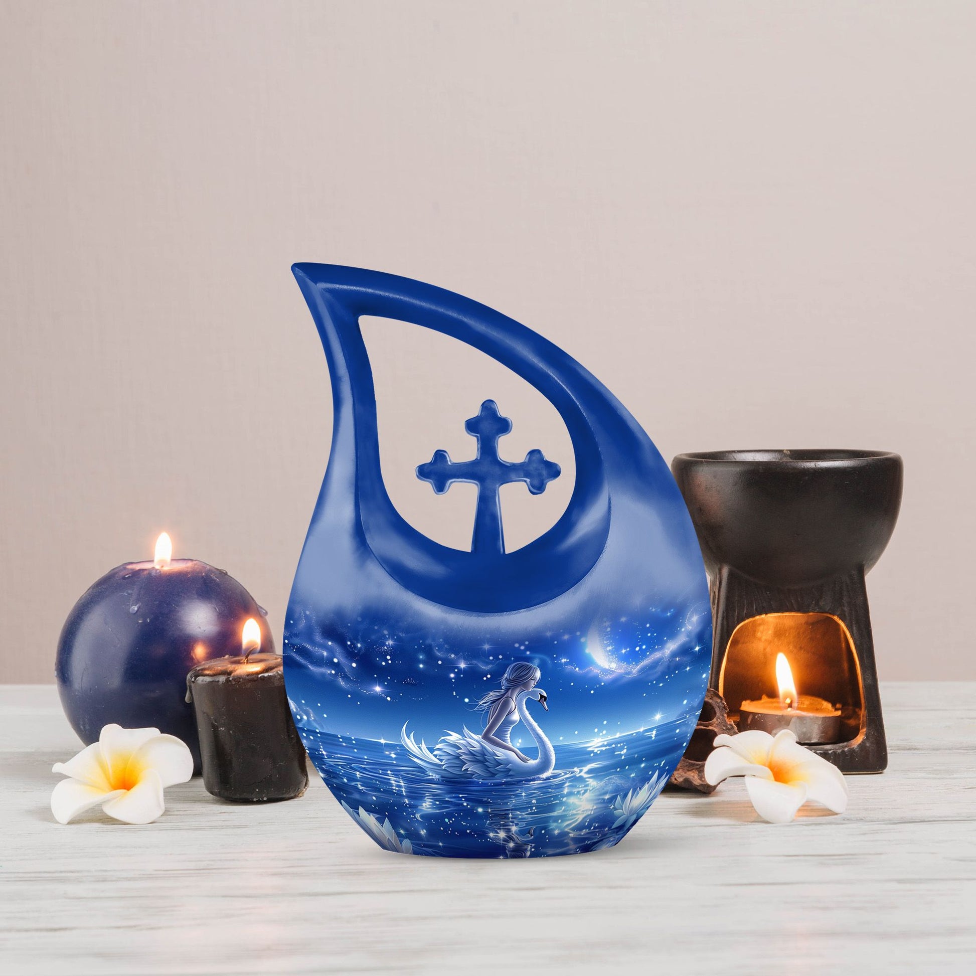 Swan Urns For Ashes - Mini Urn For Ashes For Women