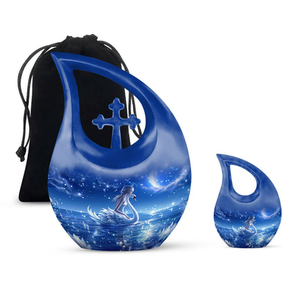 Swan Urns For Ashes - Mini Urn For Ashes For Women