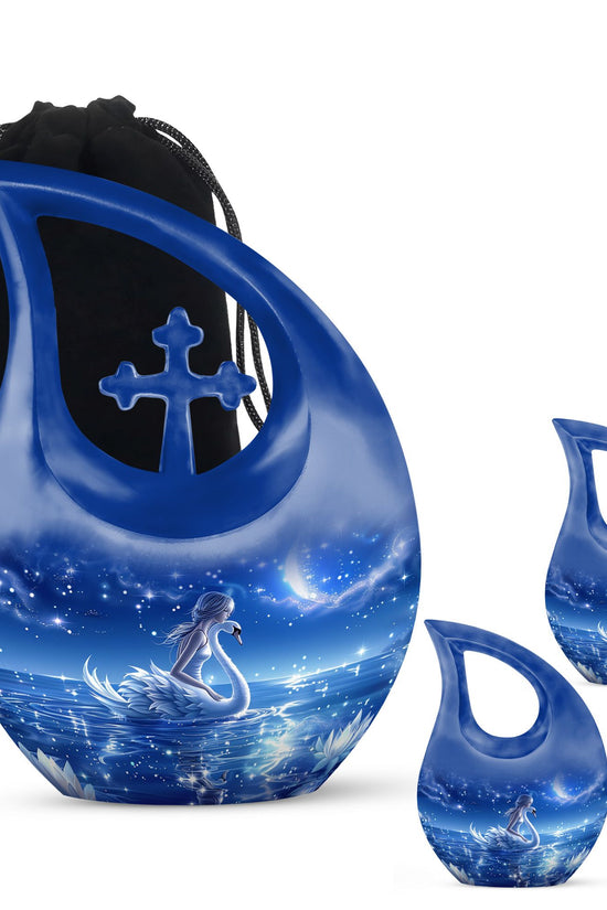 Swan Urns For Ashes - Mini Urn For Ashes For Women