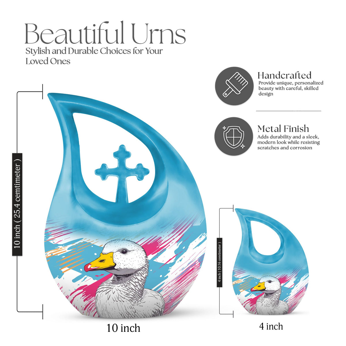 Swan Urns For Ashes - Keepsakes For Women