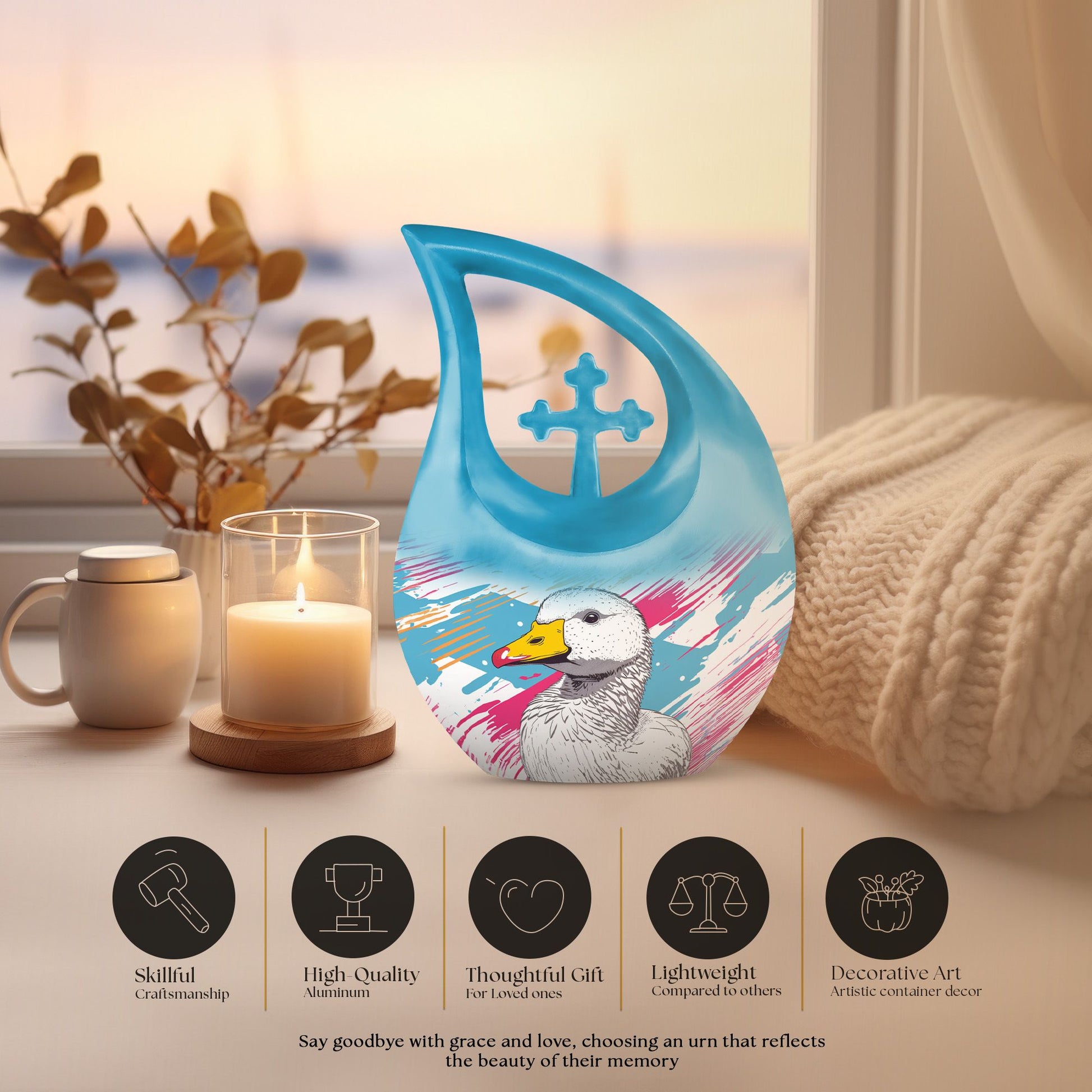 Swan Urns For Ashes - Keepsakes For Women