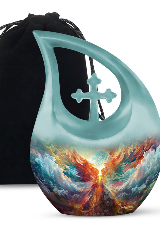 Heavenly Phoenix Cremation Urn - Symbolic Urn For Adult Ashes