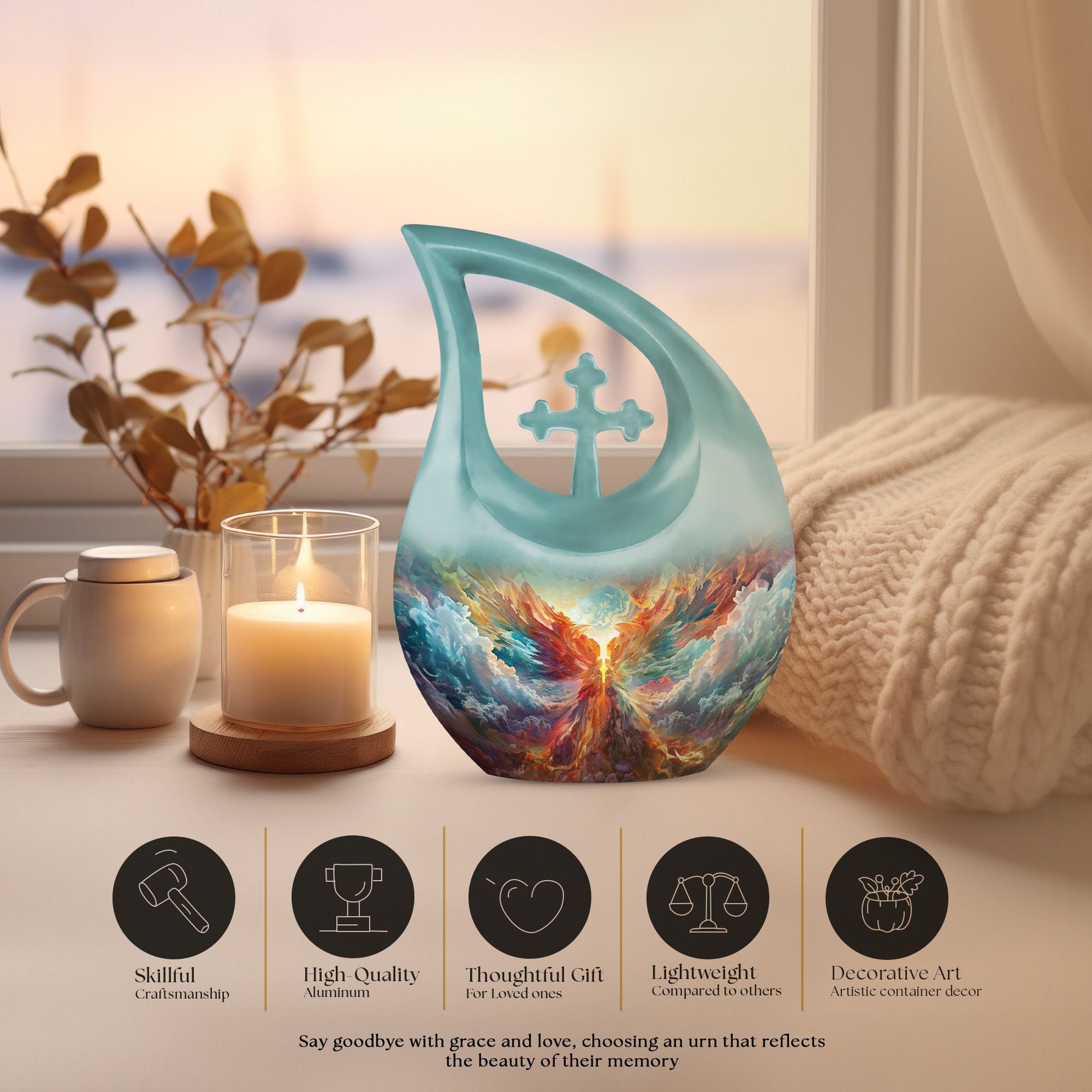 Phoenix Urns For Ashes - Cremation Keepsakes For Men