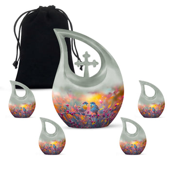 Large Urn With 4 Keepsake