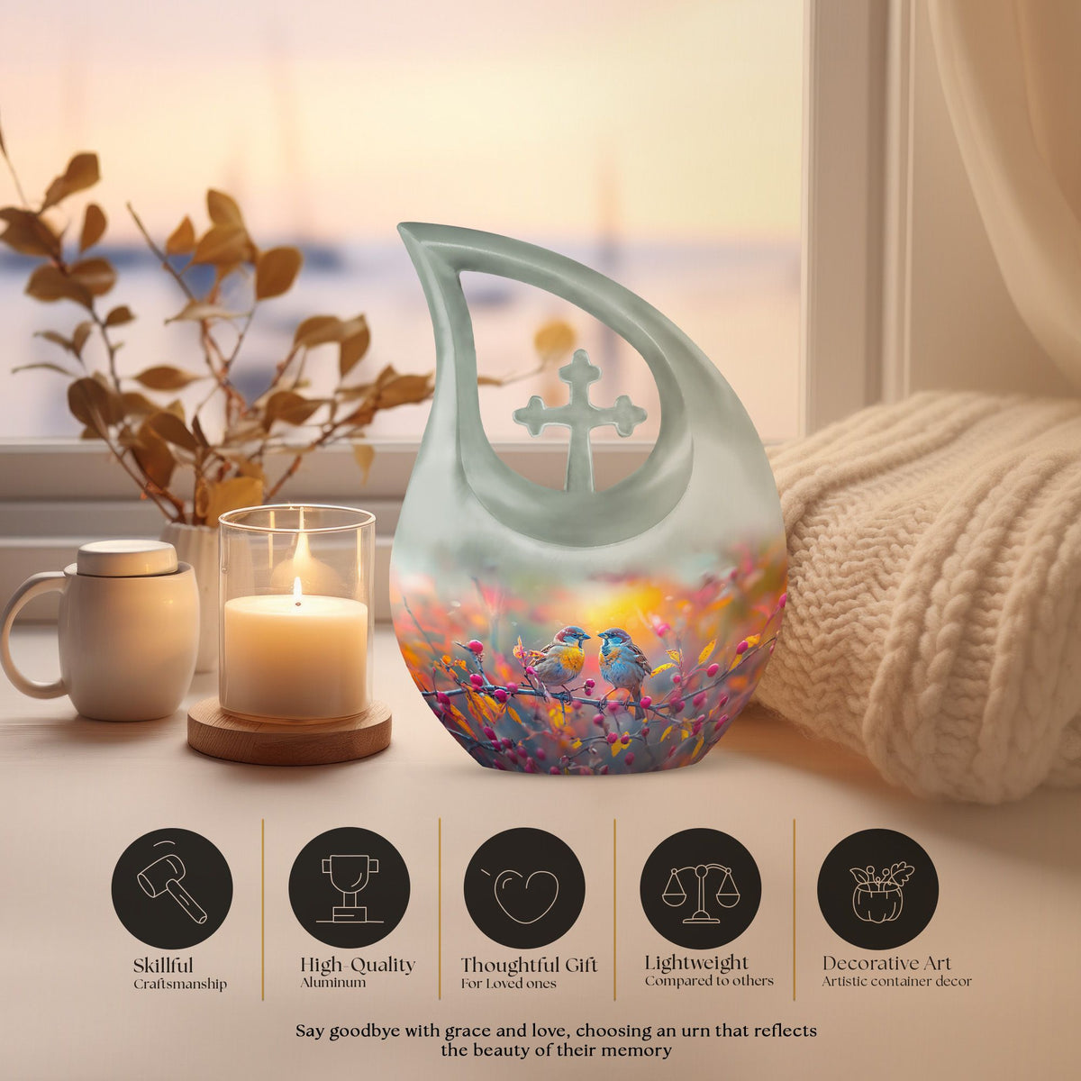 Bird Urns For Ashes - Funeral Urns For Women
