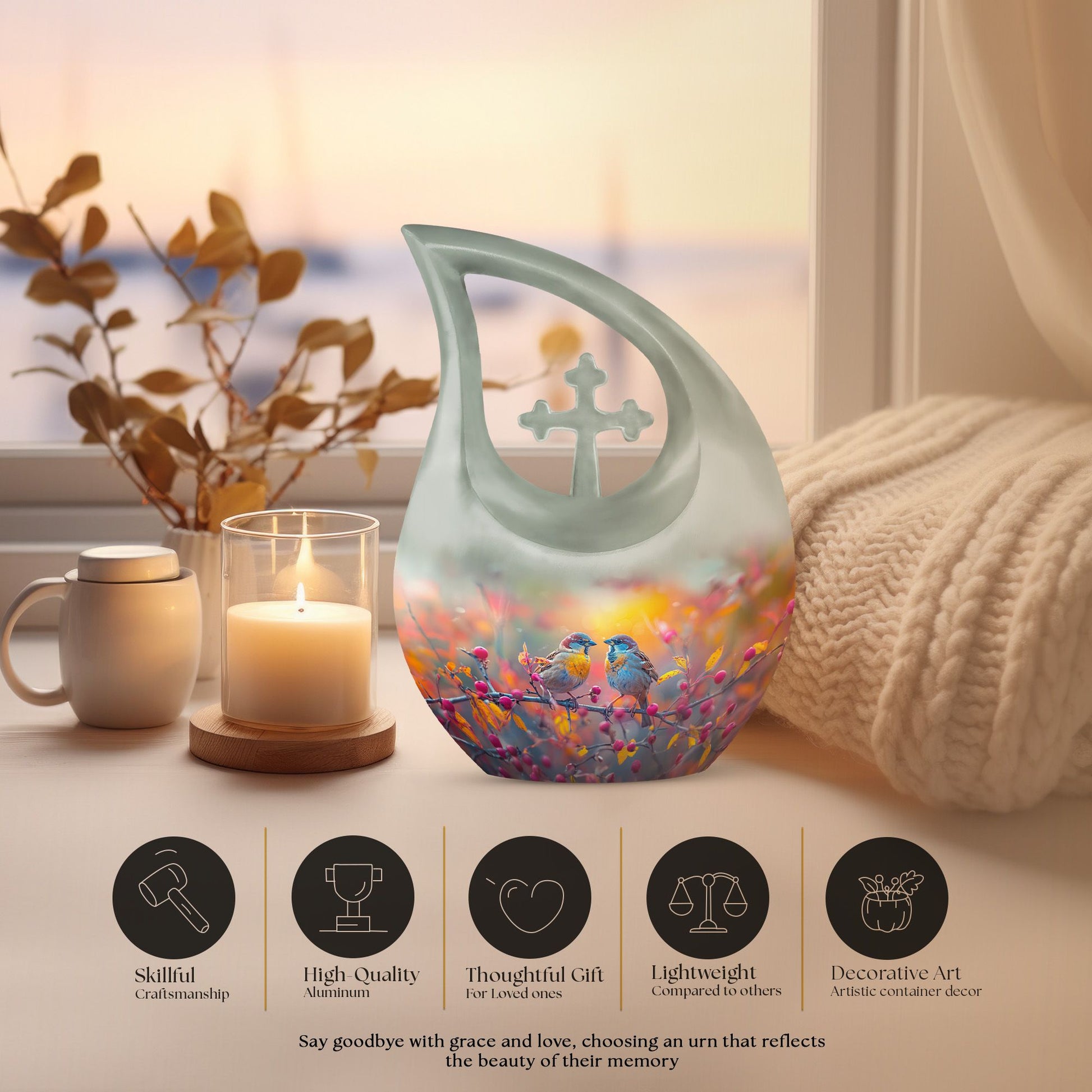 Bird Urns For Ashes - Funeral Urns For Women