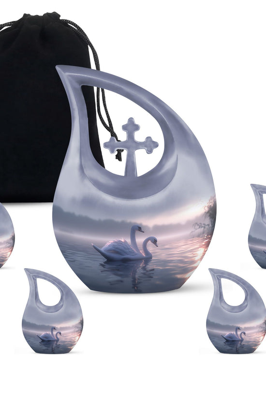 Swan Urns For Ashes - Urn For Women & Men